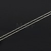 Rhodium Plated Sterling Silver Necklaces X-STER-M034-32A-3