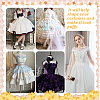 Polyester & Steel Wire Half Oval Wedding Dress Petticoat for Women DIY-WH0591-492A-5