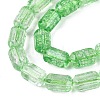 Crackle Transparent Glass Beads Strands GLAA-N068-05A-06-3