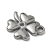 304 Stainless Steel Pendant Rhinestone Settings STAS-P422-04P-2
