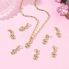 SHEGRACE Brass Micro Pave Cubic Zirconia Pendants XGRQ3D824-469G-5
