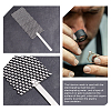 2Pcs 2 Style Platinized Titanium Anode Rhodium Jewelry Plating Tool Mesh TOOL-FH0001-40-4