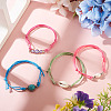 20Pcs Waxed Polyester Cord Bracelet Making AJEW-TAC00085-6