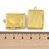 Brass Locket Pendants for Teachers' Day X-KK-M041-07G-3