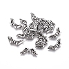 Antique Silver Plated Acrylic Beads X-PLS221Y-1
