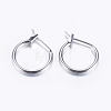 Brass Hoop Earrings X-KK-E720-01P-1