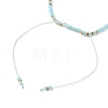 Adjustable Nylon Thread Braided Bead Bracelets BJEW-JB05593-01-3