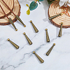 10Pcs Alloy Cord Ends FIND-FH0009-40AB-5