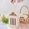 Unfinished Wooden Insects House HJEW-WH0007-02-3