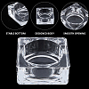 2Pcs Glass Candle Cups AJEW-SC0004-47C-5