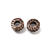 Tibetan Style Alloy European Beads AL-CBA3B63-17R-2