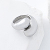304 Stainless Steel Cuff Open Rings for Women AP0200-4-3