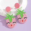 Acrylic Dangle Stud Earrings FS-WG592B9-02-1