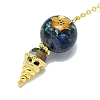 Round Resin Dowsing Pendulum Big Pendants G-C117-01G-03-2