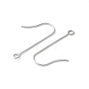 316 Surgical Stainless Steel Earring Hooks STAS-Z124-02B-P-2
