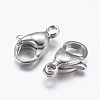 316 Surgical Stainless Steel Lobster Claw Clasps 316-FL12A-2