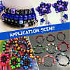 800Pcs Opaque Plastic Beads KY-SP0001-47H-5
