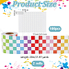 2 Rolls Paper Self-Adhesive Stickers DIY-OC0015-12-2