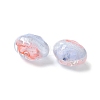 Two Tone Transparent Acrylic Beads OACR-D304-01G-2