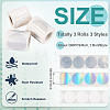 3 Rolls 3 Styles Vinyl Plastic Printable Holographic Stickers OFST-TA0001-10A-4