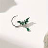 Gothic 316 Surgical Stainless Steel Enamel Green Bat Nose Ring with Drop Charms for Men and Women Party Jewelry LS-YQ2645-2