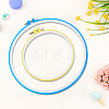 2Pcs 2 Colors Embroidery Hoops DIY-GF0014-40-7