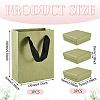 3Pcs Square Paper Jewelry Display Cases CON-TA0001-39D-01-4