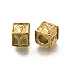 26Pcs 26 Styles 304 Stainless Steel Cube Beads STAS-V009-01G-2