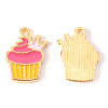 Alloy Enamel Pendants ENAM-N054-35B-RS-2