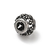 304 Stainless Steel European Beads STAS-H238-09F-AS-2
