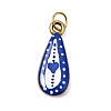 Printing 304 Stainless Steel Pendants STAS-K304-12B-G-1