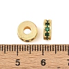 Brass Micro Pave Cubic Zirconia Beads KK-H533-01G-03-3