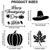 US 1 Set Autumn Theme PET Hollow Out Drawing Painting Stencils DIY-MA0001-58-2