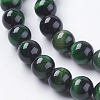 Natural Tiger Eye Beads Strands G-G544-8mm-03-3