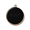 Natural Obsidian Pendants X-G-A213-01G-01-1