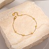Ocean 304 Stainless Steel Link Chain Anklets WG96EF4-03-2
