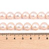 Wrinkle Textured Shell Pearl Beads Strands BSHE-E016-10mm-09-3