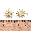 304 Stainless Steel Micro Pave Cubic Zirconia Pendants STAS-N115-54G-3