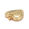 Rack Plating Real 18K Gold Plated Brass Pendants KK-E260-01G-T-3