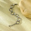 304 Stainless Steel Bracelet for Women BJEW-U009-03P-1