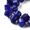 Natural Quartz Dyed Beads Strands G-U023-A02-04-4