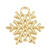Christmas Brass Charms KK-CBA0565-08G-1