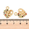 304 Stainless Steel Rhinestone Pendants STAS-G394-08G-3