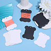 80Pcs 2 Colors Bone Shape Paper Thread Winding Boards SENE-SC0001-06-4