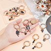 16Pcs 8 Styles Cat Shape Alloy Enamel Shoes Charms HJEW-HY00020-3