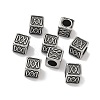 Retro 316 Surgical Stainless Steel European Style Beads STAS-L307-15AS-02-1