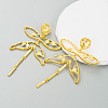 Alloy Dangle Stud Earrings WG85C04-01-2