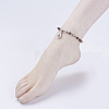 Natural Gemstone Anklets AJEW-AN00217-4