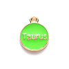 Alloy Enamel Pendants ENAM-S124-01B-06C-3