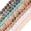 Natural Mixed Gemstone Beads Strands G-L642-L01-10mm-1